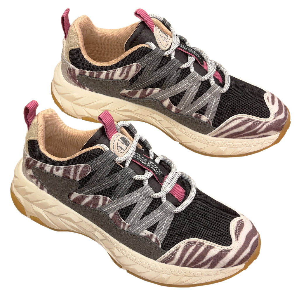 Sneaker Stringata Animalier DOM-AMW615X30 Donna AMERICANINO