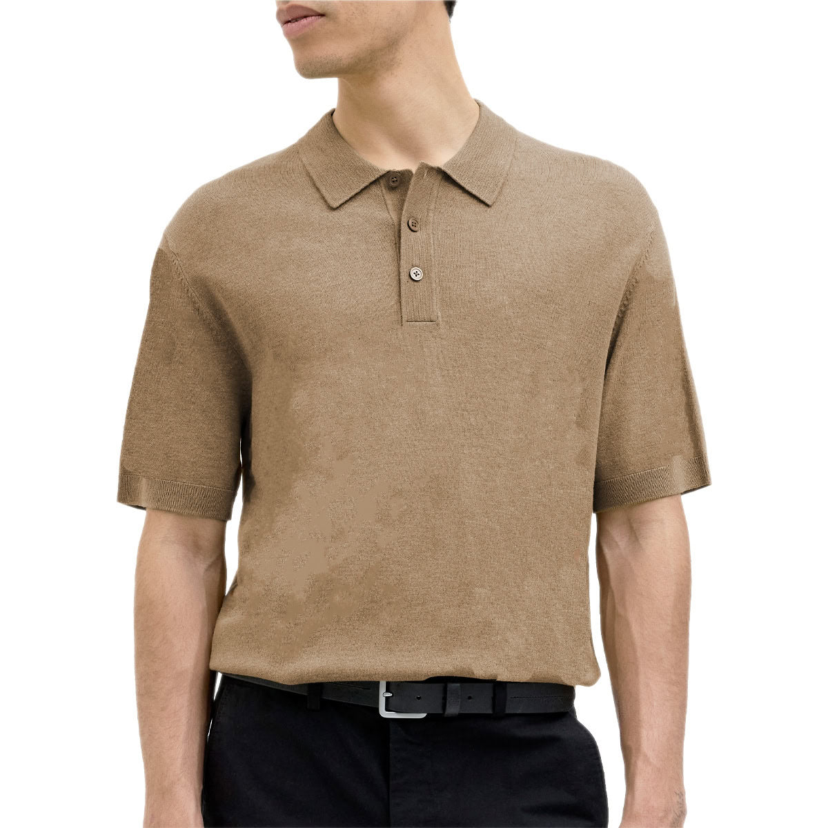Polo in Maglia Misto Viscosa WILLIAM-KNIT Uomo POLO