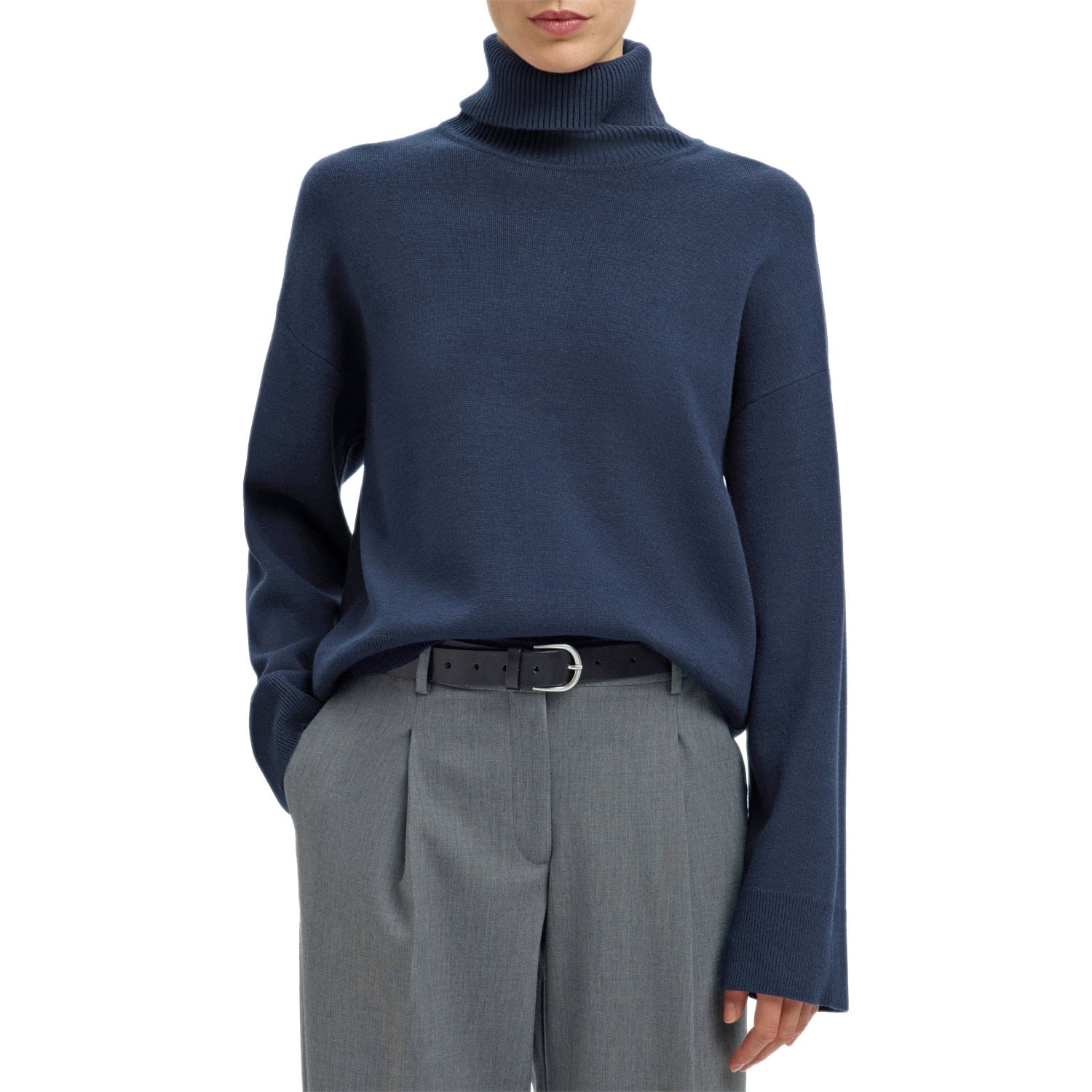 Maglione Dolcevita Crop Over KAMMA Donna SELECTED