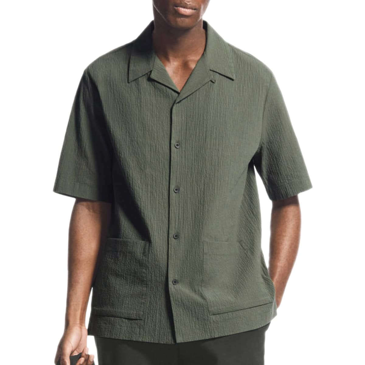 Camicia Ma.Corte Collo Resort Goffrata AYDAN-SHIRT Uomo JACKJONES