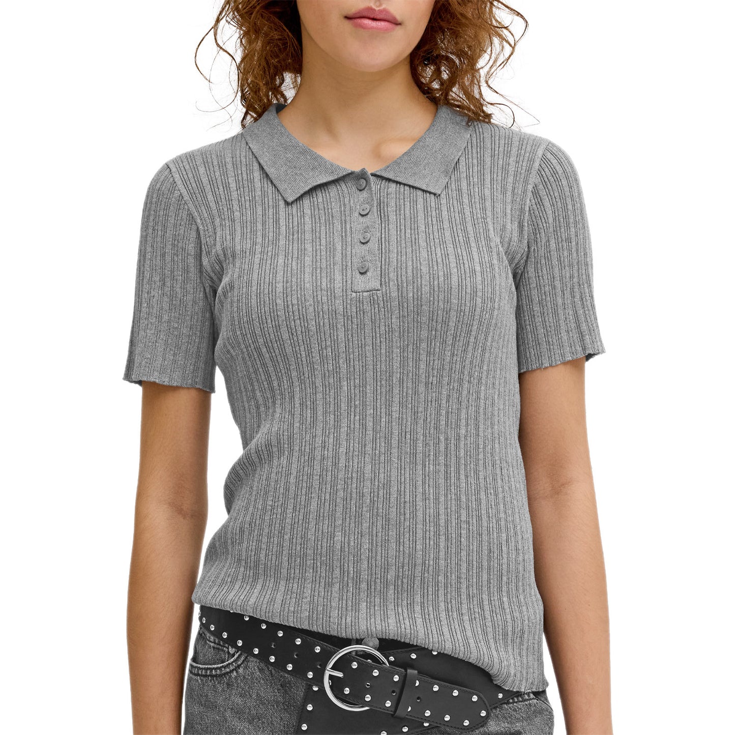 Polo Slim Fit Costine Misto Viscosa HADLEY Donna JJXX