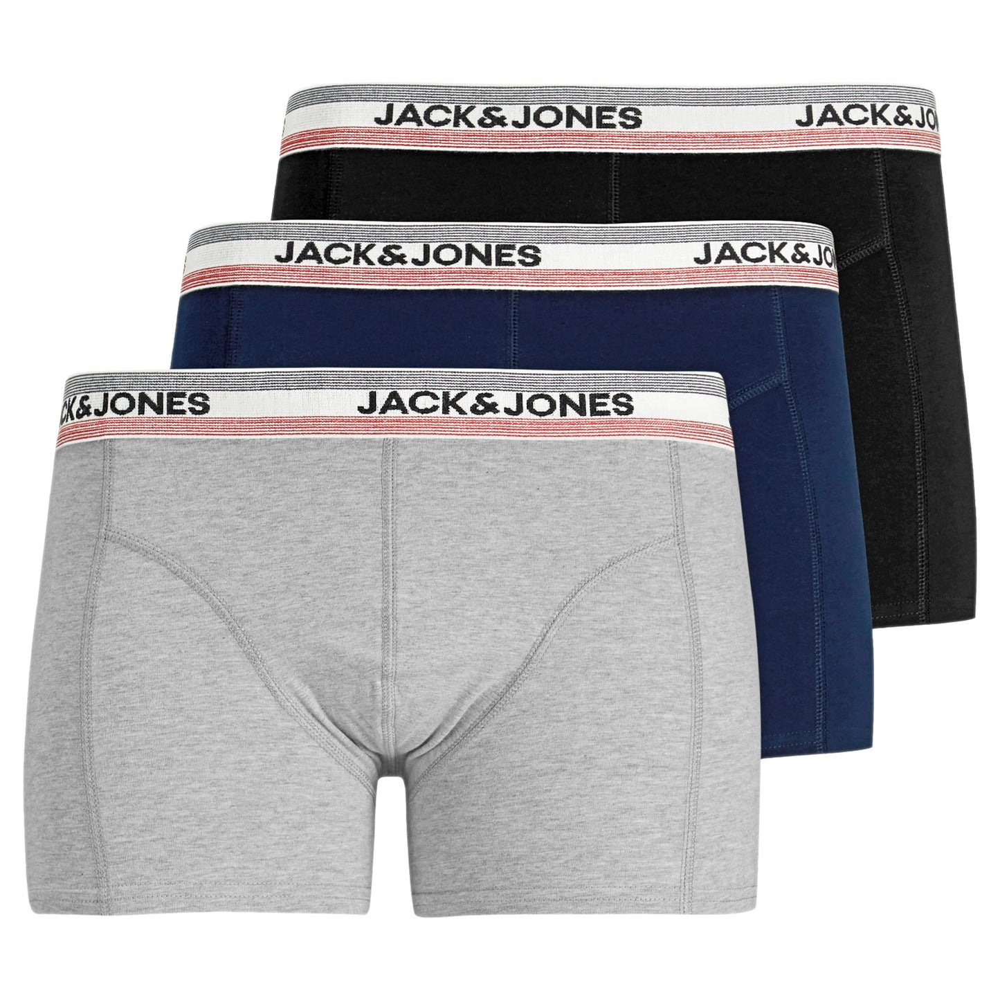 Mutande Boxer 3 Pack LOUNGE-TRUNK Uomo JACKJONES