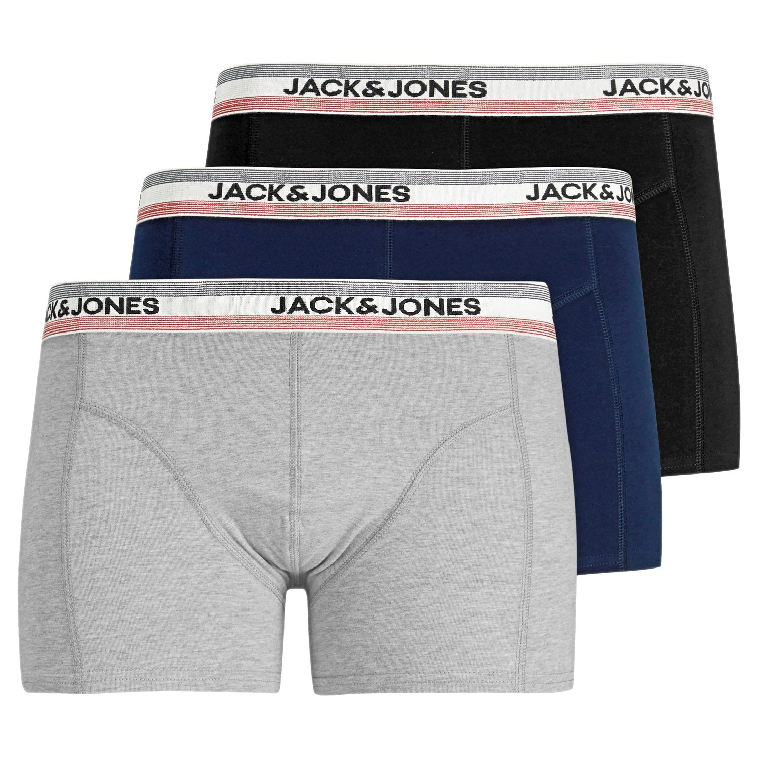Mutande Boxer 3 Pack LOUNGE-TRUNK Uomo JACKJONES
