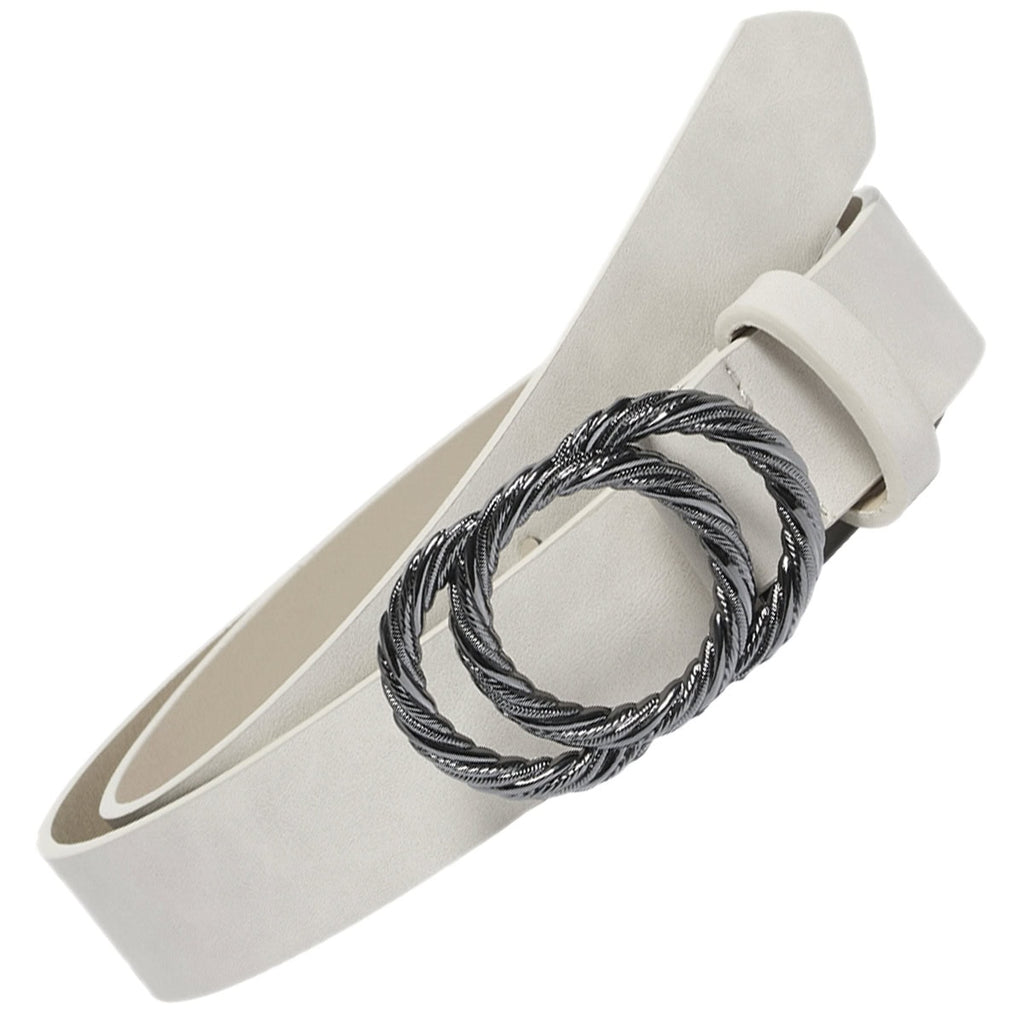 Cintura 3cm Ecopelle Fibbia Operata BLANCA Donna ONLY