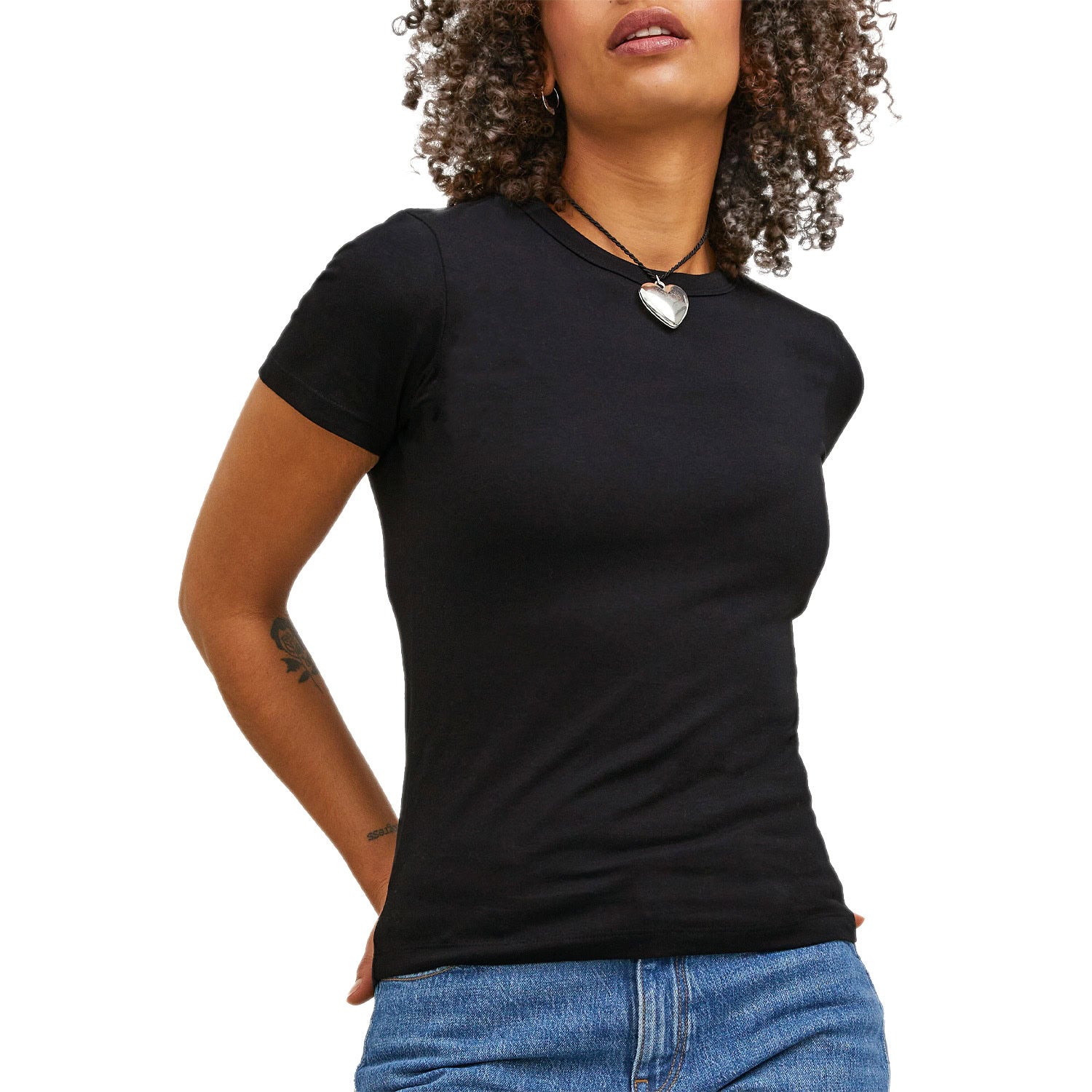 T-Shirt Slim Fit Cotone Elasticizzato GIGI-TEE Donna JJXX