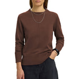 Maglia Girocollo Nervatura TOLEDO-KNIT Donna SELECTED