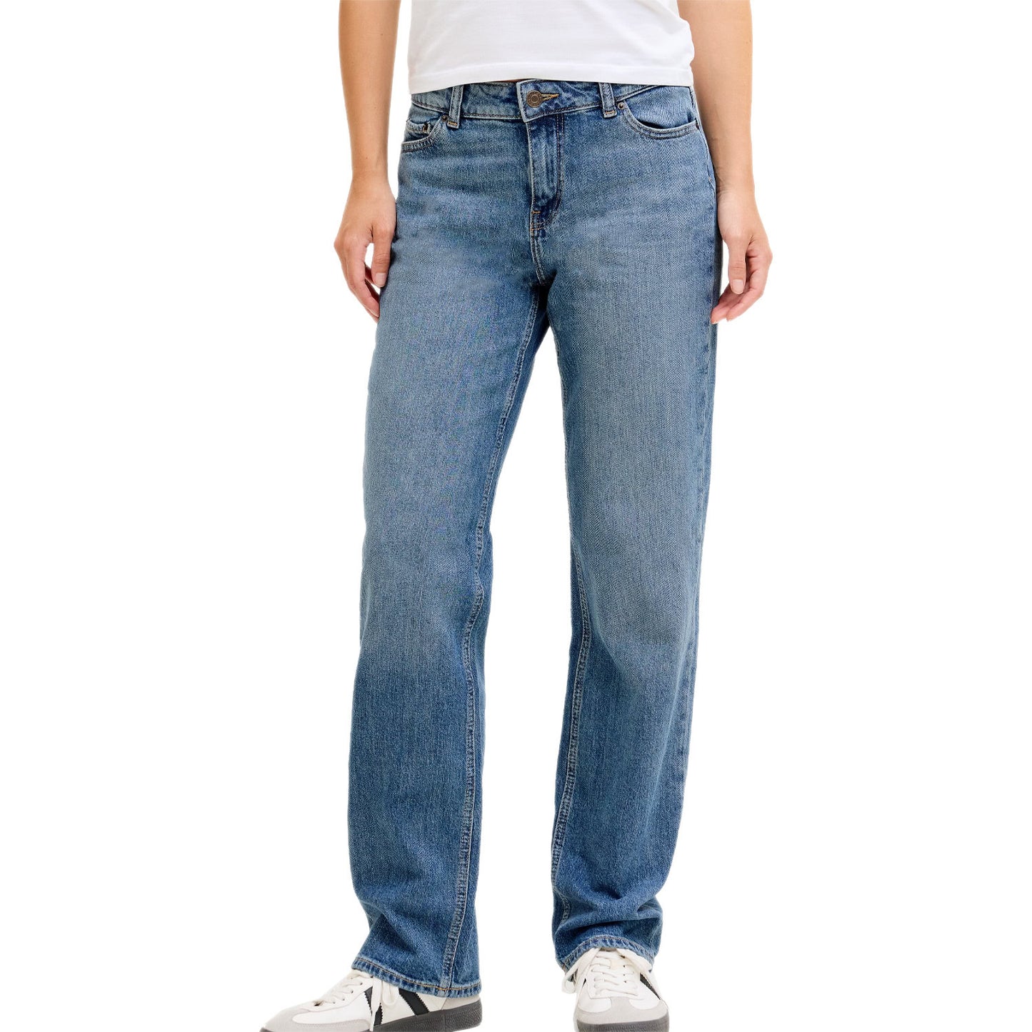 Jeans Slim Straight Fit Elasticizzato NICE-SLSTR 8164 Donna JJXX