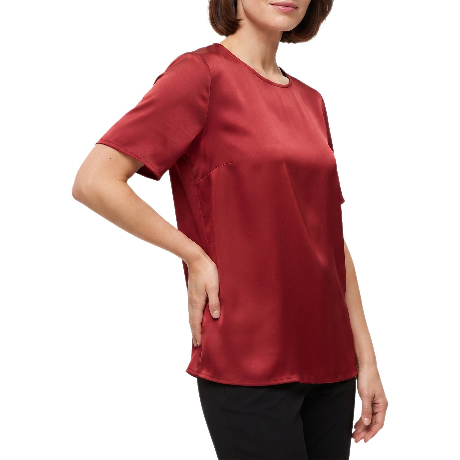 T-Shirt Raso Lucido Oversize MW11009 Donna MARKUP