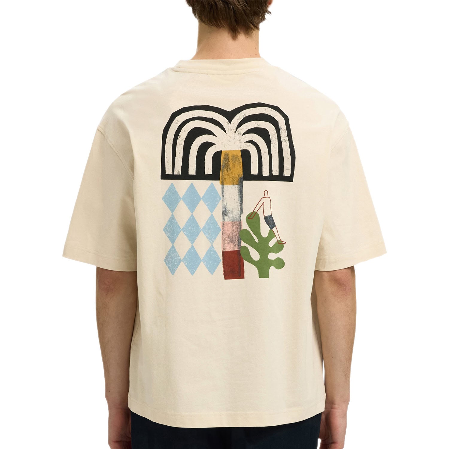 T-Shirt Oversize Stampa Retro NORMAN-TEE Uomo SELECTED