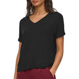 T-Shirt "V" Oversize Misto Viscosa SISSY-VNECK Donna JDY