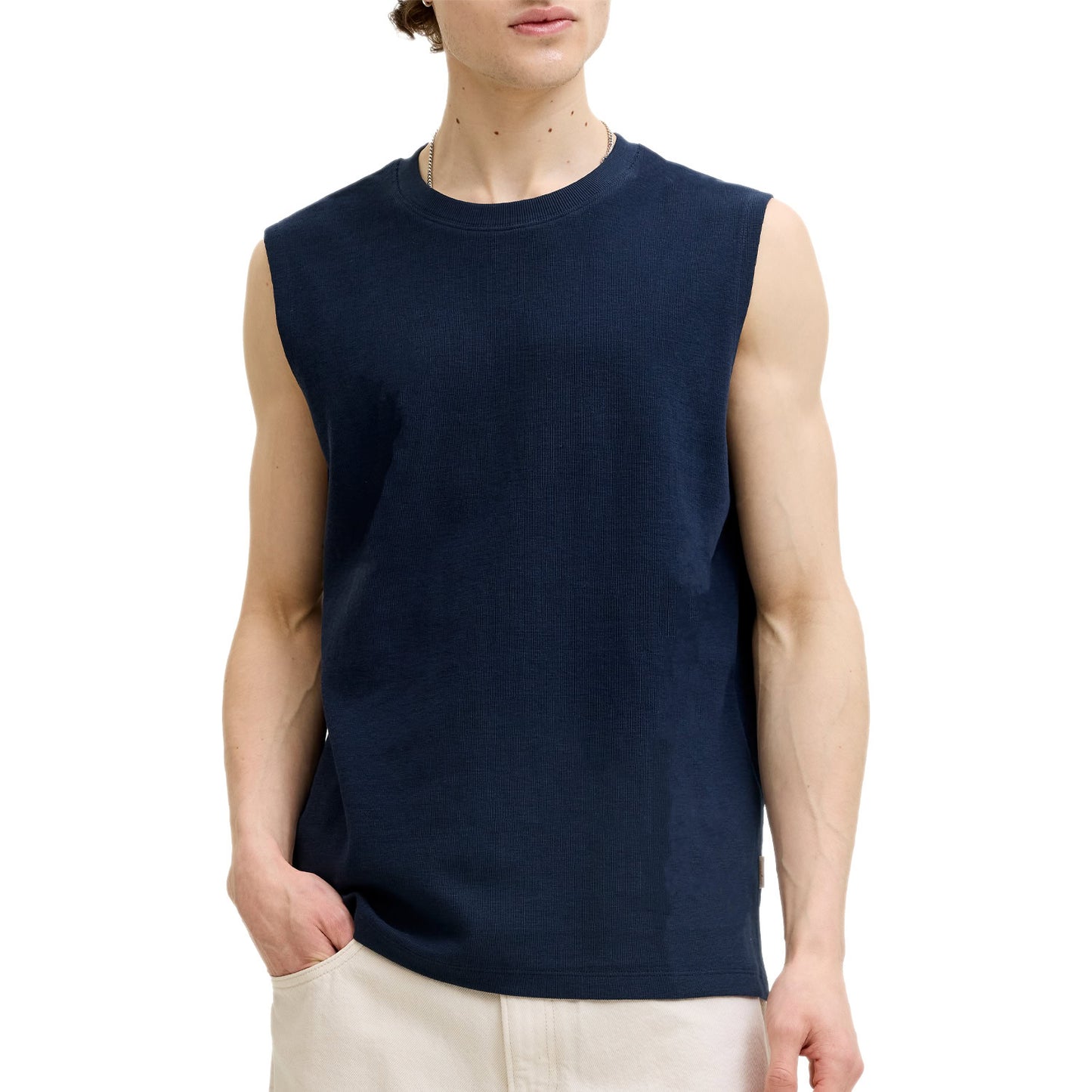 Maglia Smanicata Girocollo SAVONA-SLEEVELESS Uomo JACKJONES