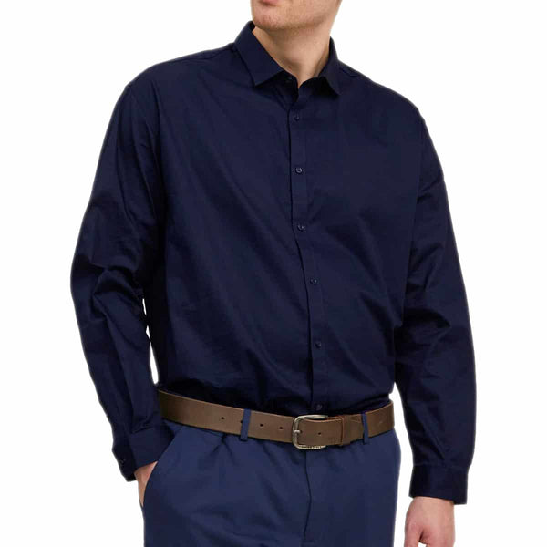 Camicia Classica Puro Cotone CARDIFF-SHIRT Uomo J&J PLUS FIT