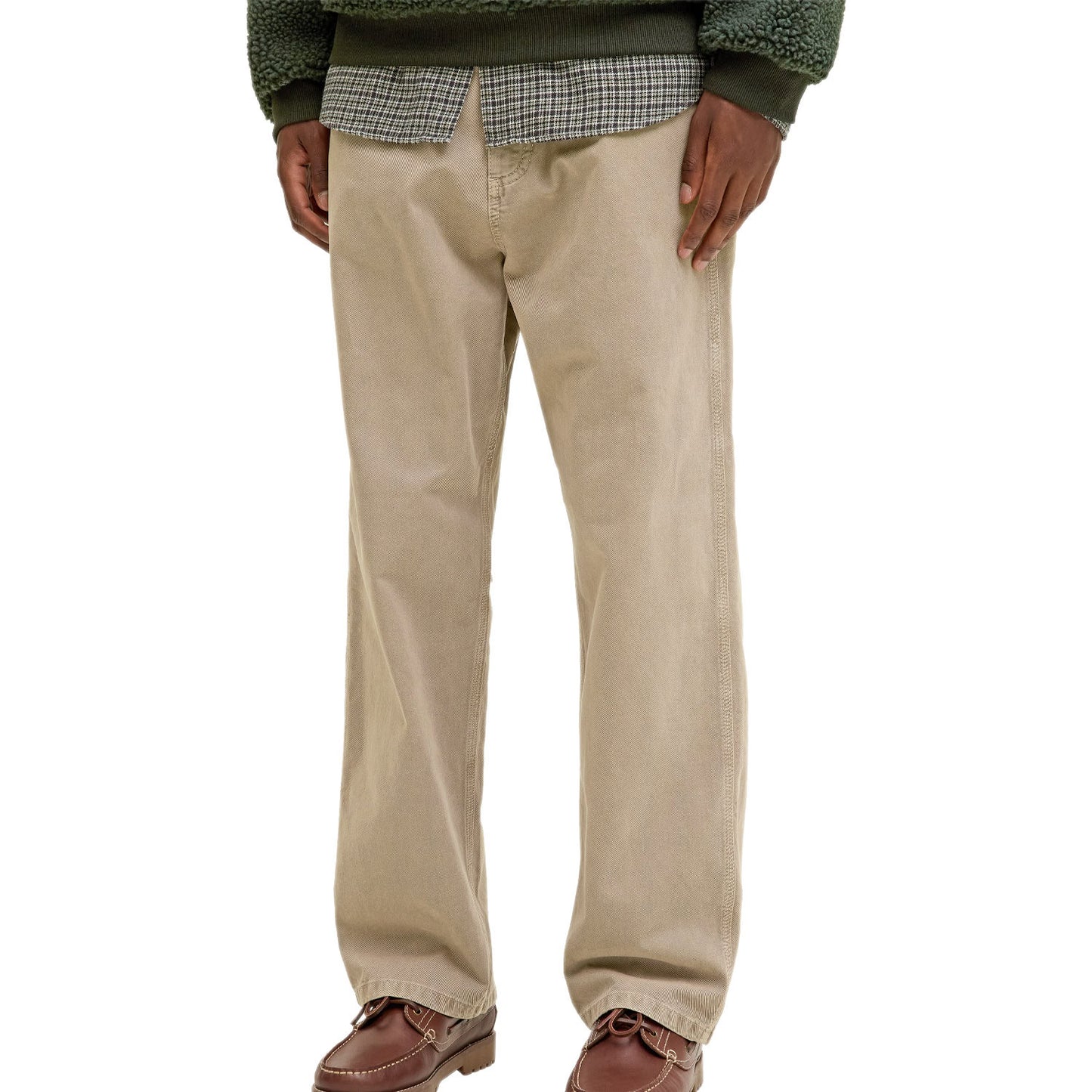 Jeans Wide Fit Puro Cotone DAVE-WORKER Uomo JACKJONES