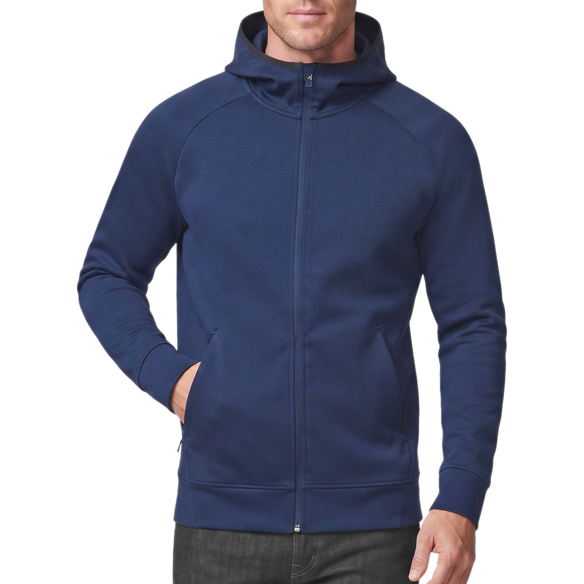 Felpa Tecnica Manica Raglan Zip Cappuccio 220919 Uomo CHAMPION