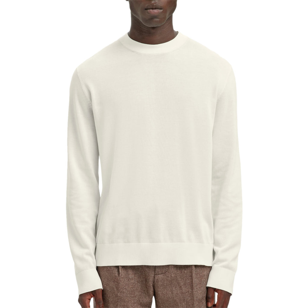 Maglia Accollata Puro Cotone TORINO-KNIT Uomo SELECTED