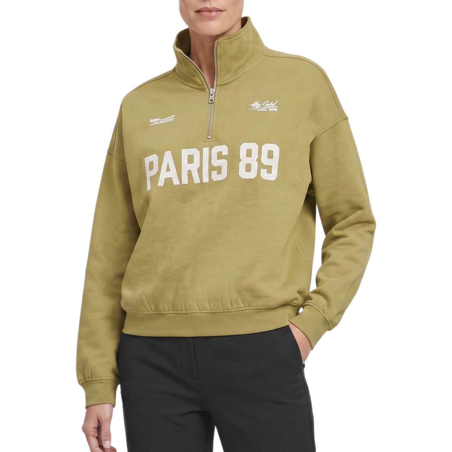 Felpa Felpata Lupetto Mezza Zip JANKA Donna JJXX