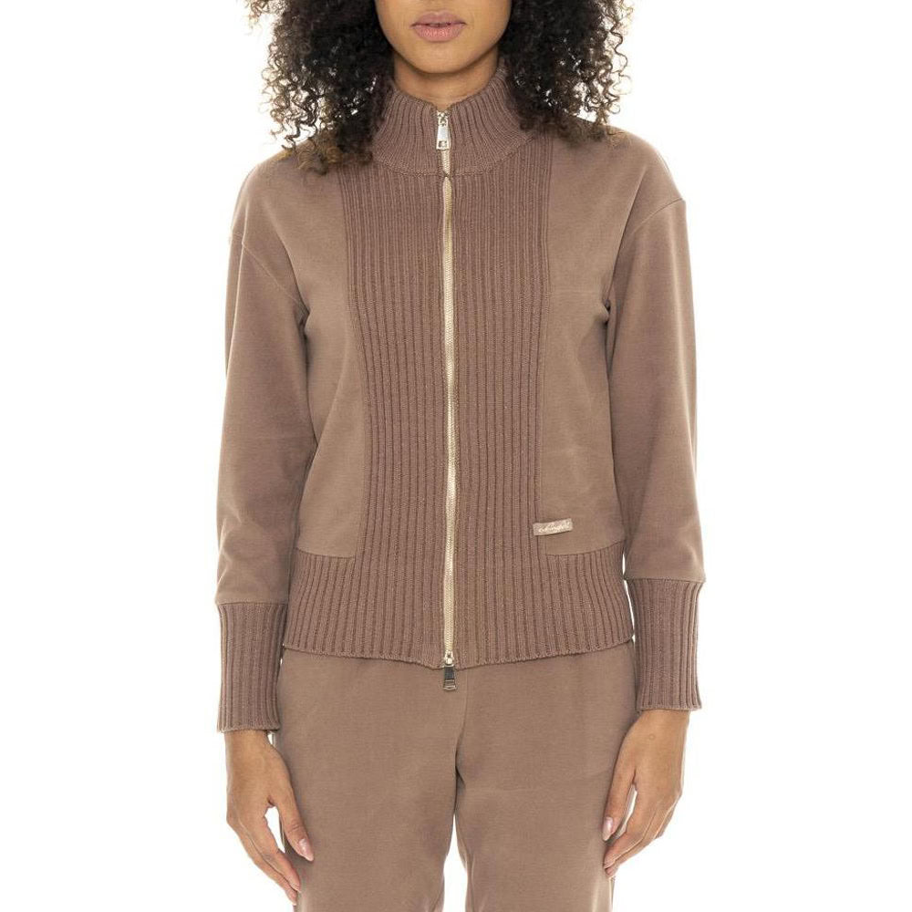 Felpa Felpata Full Zip T11F48 Donna LEONE