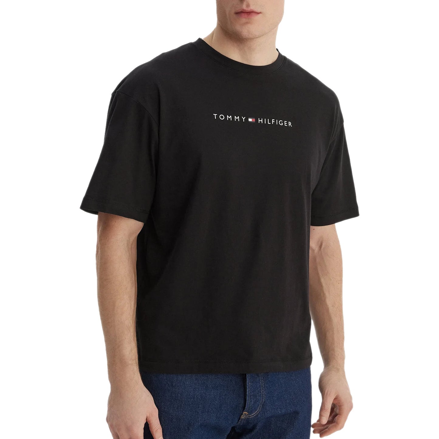 T-Shirt Oversize Text Logo UM03643 Uomo TOMMY HILFIGER