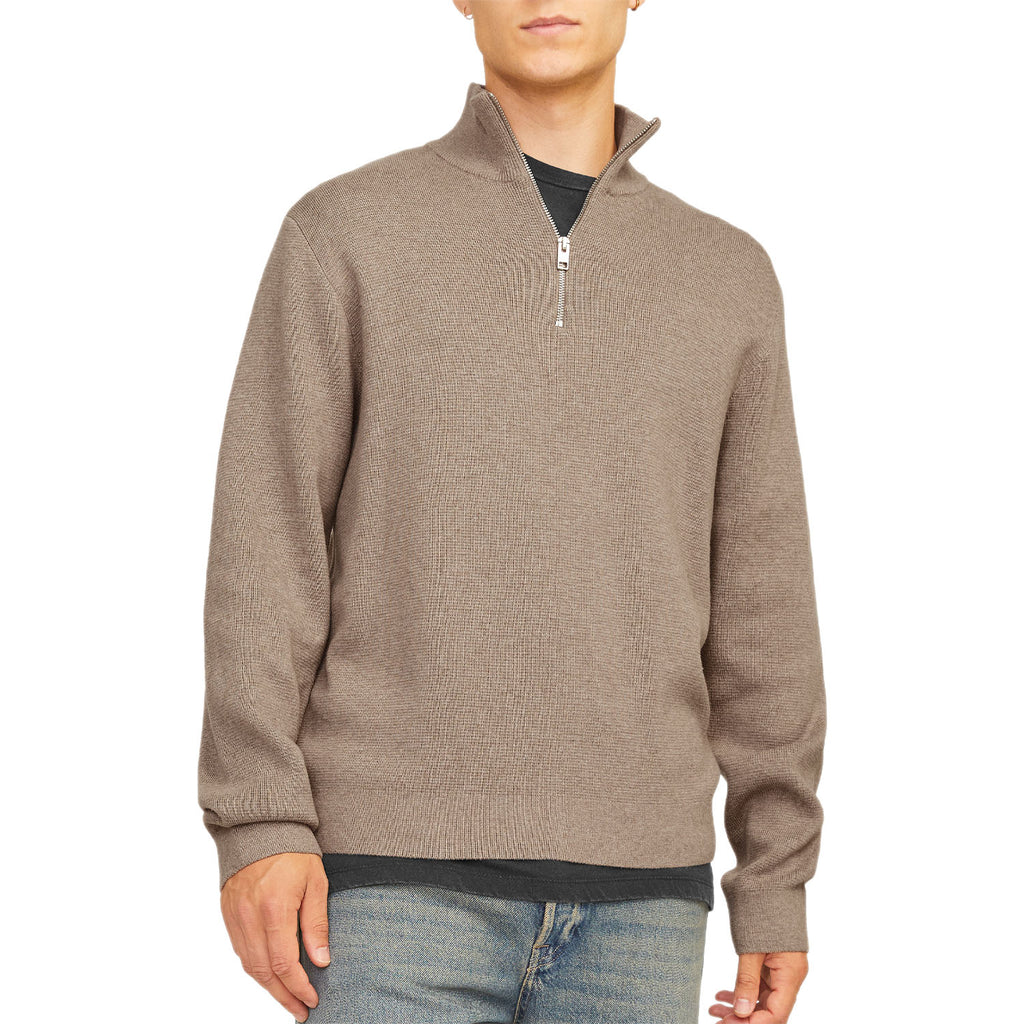 Maglia Lupetto Mezza Zip Puro Cotone MILANO Uomo J.J