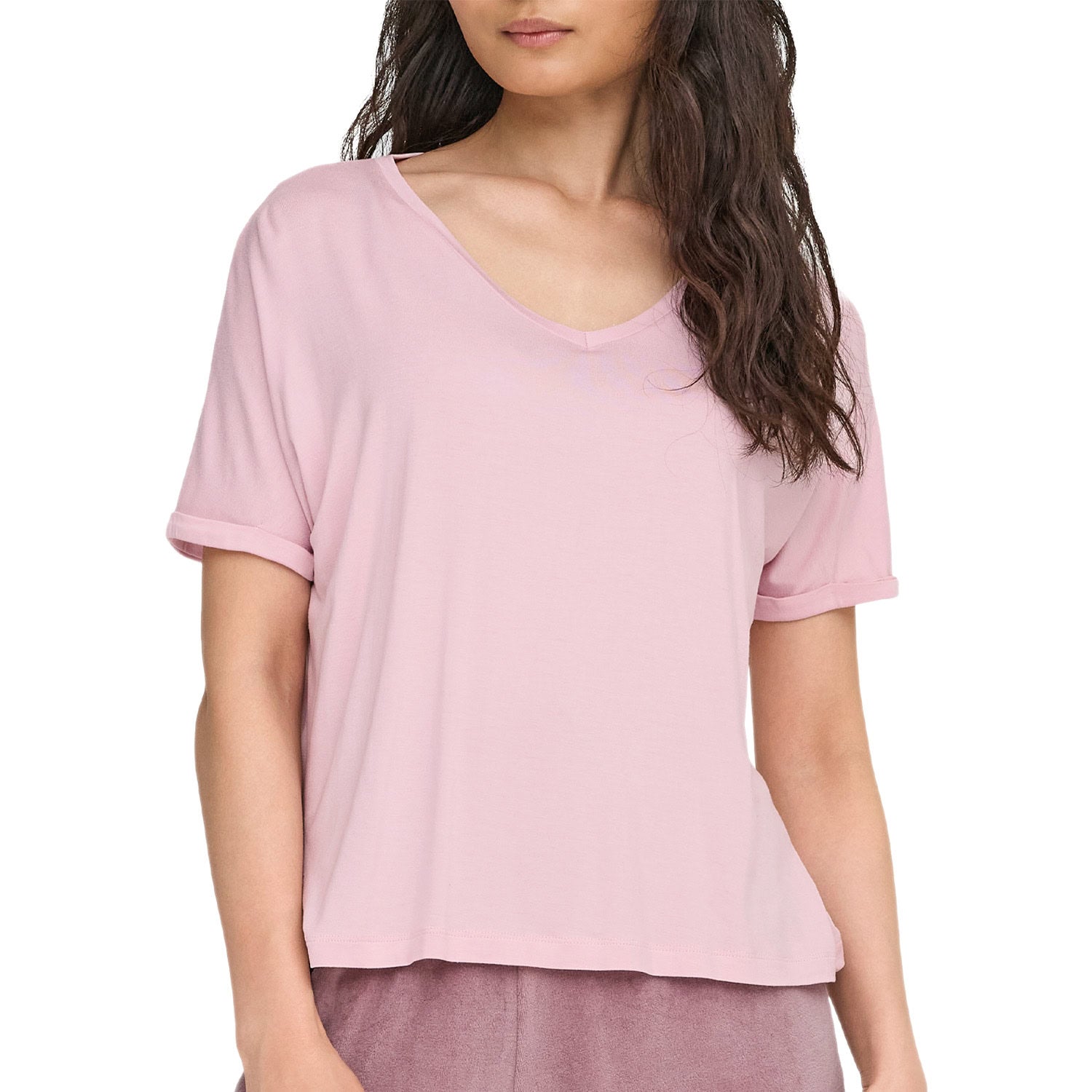 T-Shirt "V" Oversize Misto Viscosa SISSY-VNECK Donna JDY