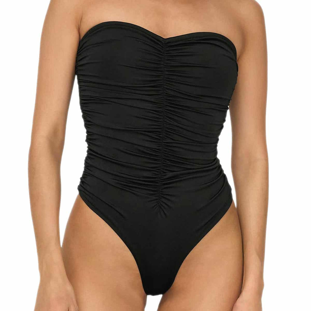 Costume Intero Arricciato BELLA-SWIM Donna ONLY