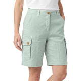 Bermuda Cargo Slim Fit Misto Lino BUCANEVE Donna SQUAD2