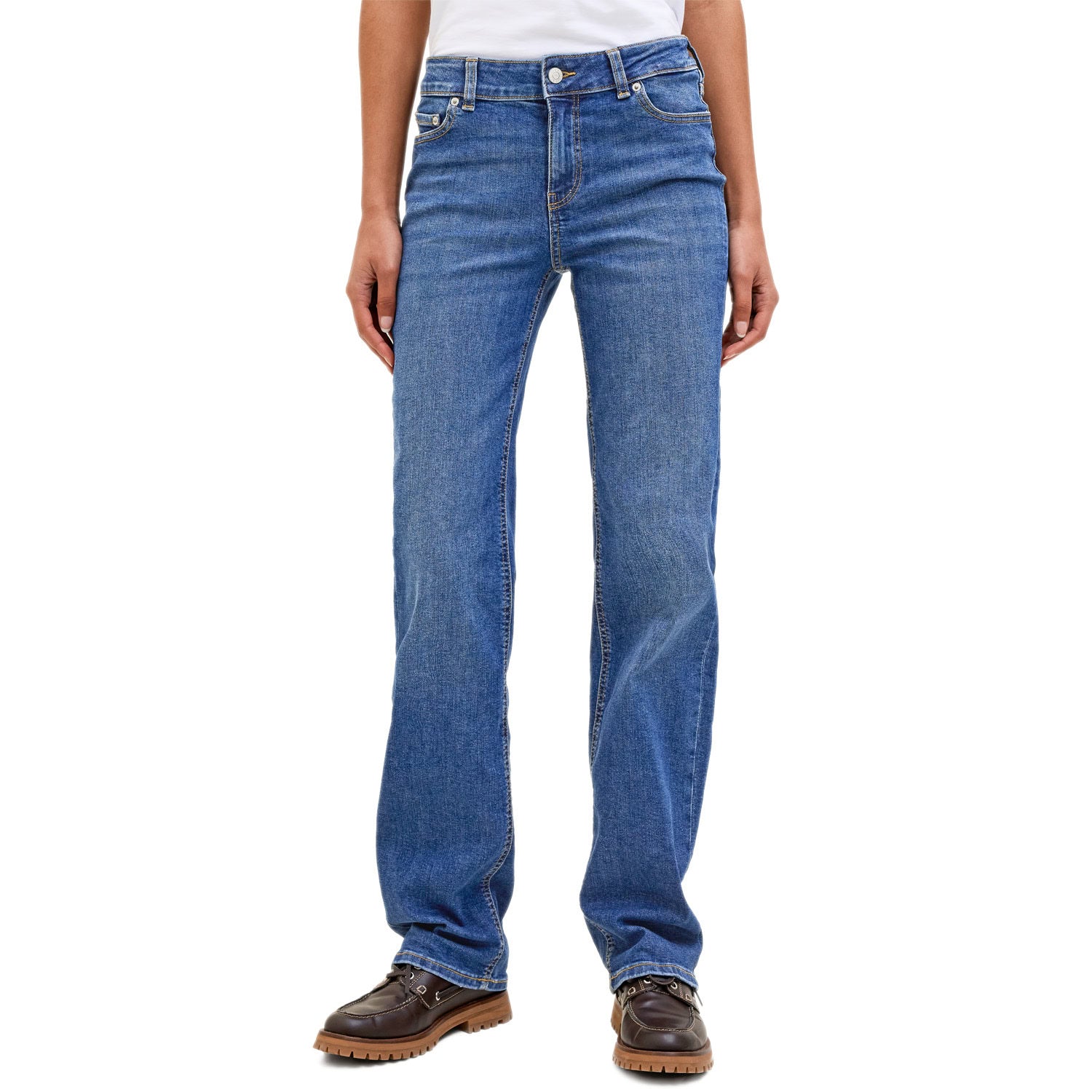 Jeans Slim Straight Fit Elasticizzato NICE-SLSTR 8220 Donna JJXX