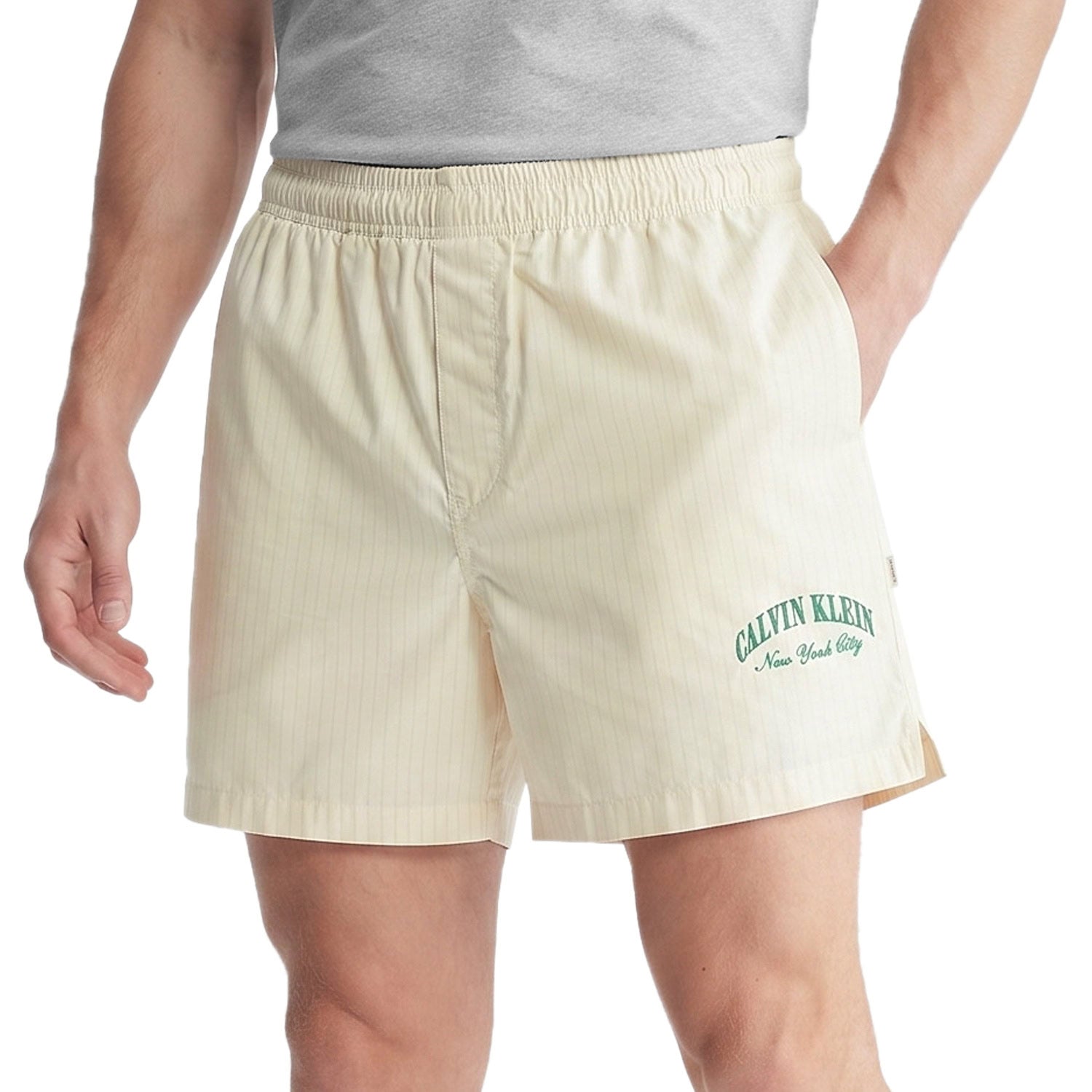 Short Vita Elastica Gessato LV00NM3011 Uomo CALVINKLEIN
