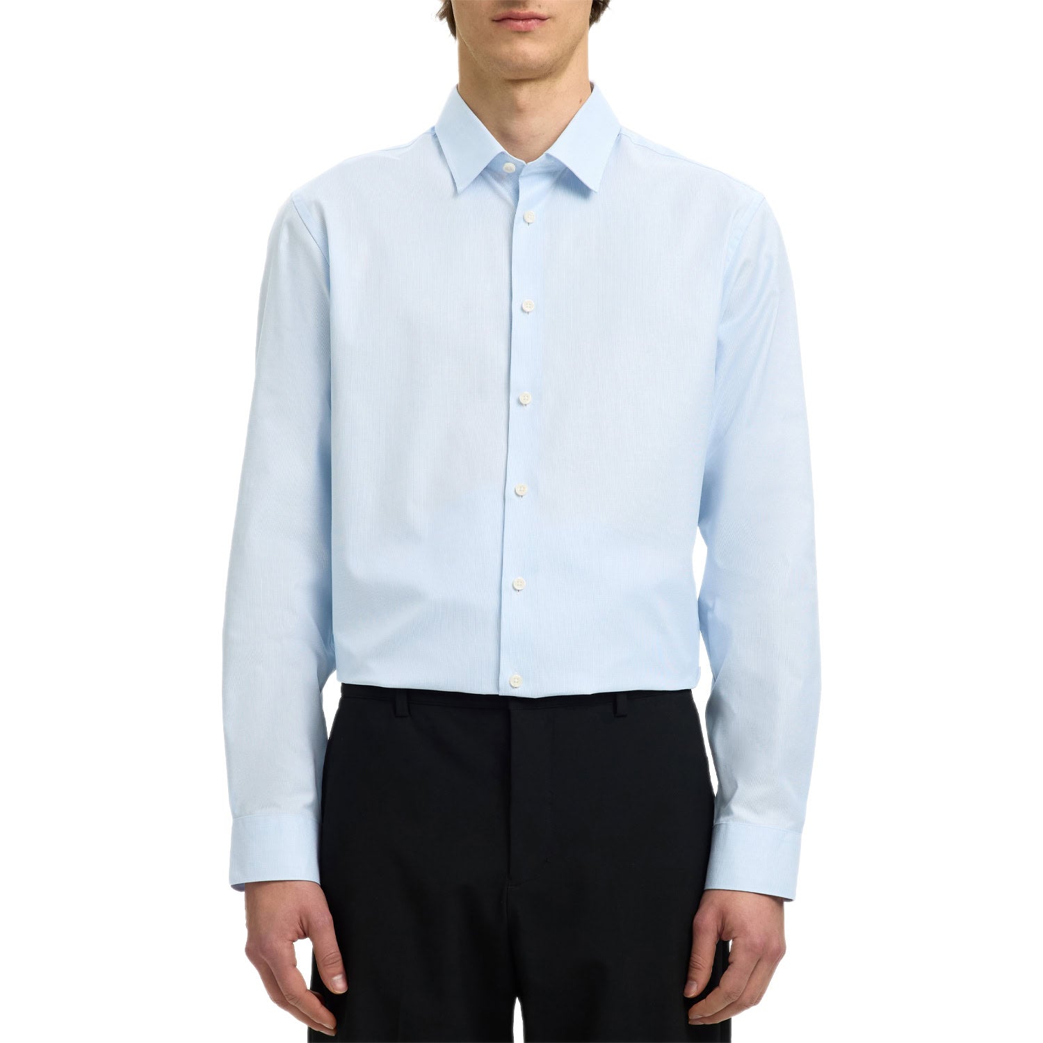 Camicia Classica Slim Fit Puro Cotone ETHAN-SHIRT Uomo SELECTED