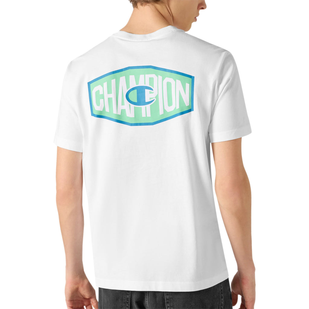T-Shirt Logata Fronte Retro 222392 Uomo CHAMPION