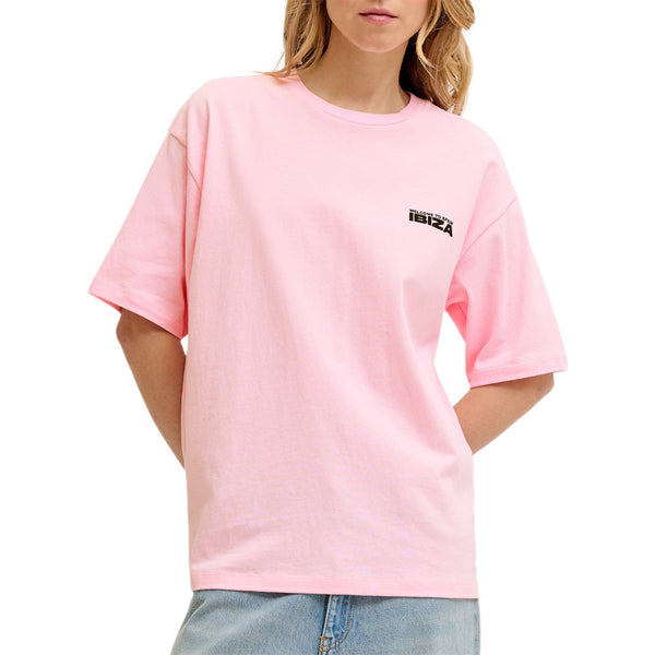 T-Shirt Oversize Stampa Fronte Retro MILLOW-TEE Donna JJXX