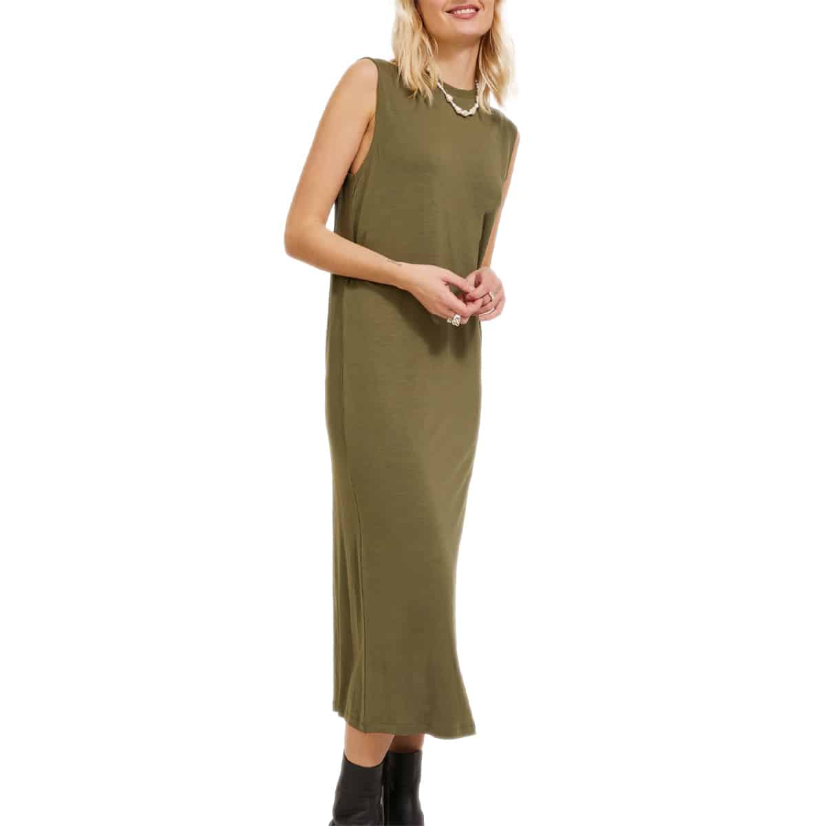 Abito Lungo Smanicato Spacchi KELLY-DRESS Donna JJXX