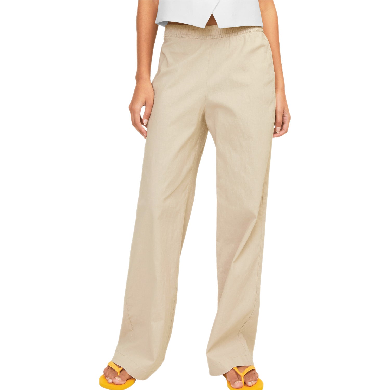 Panta Palazzo Misto Lino POPPY-SUMMER Donna JJXX