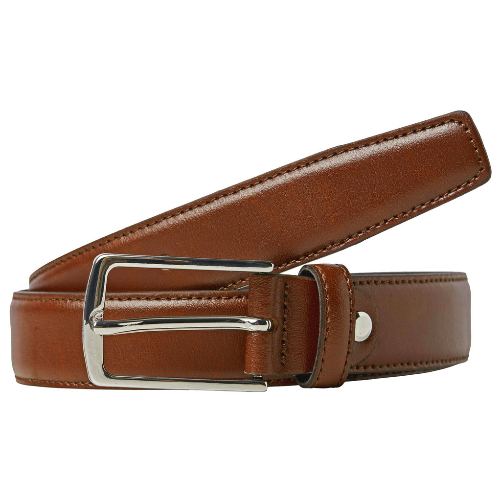Cintura 3cm Classica Vera Pelle CRISTOPHER-BELT Uomo J&J