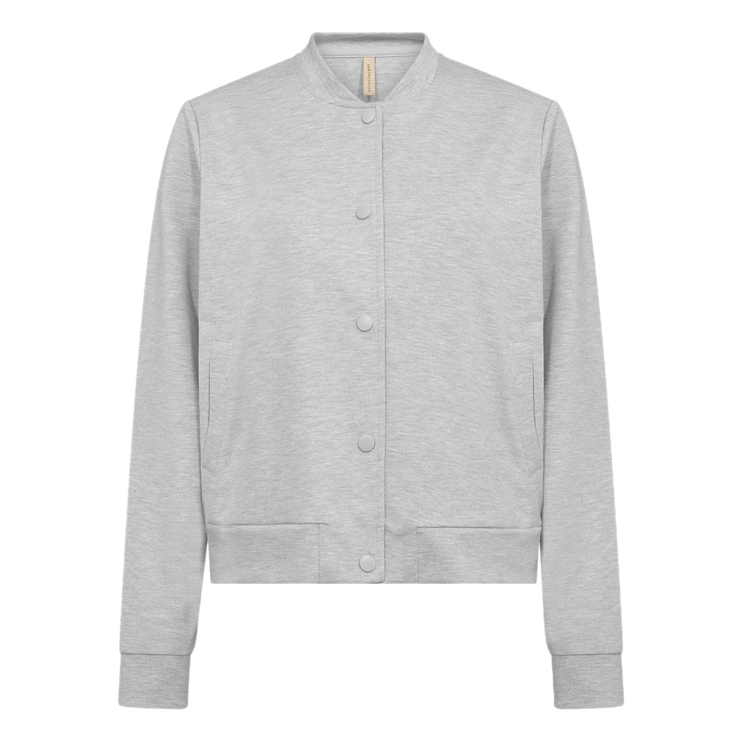 Felpa Bomber Jersey Bottoni DANIELA11 Donna SOYACONCEPT