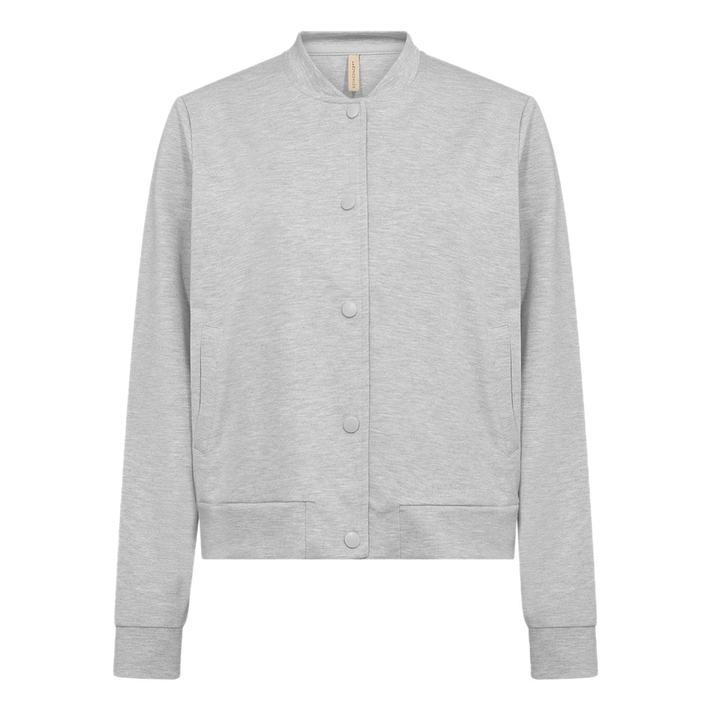 Felpa Bomber Jersey Bottoni DANIELA11 Donna SOYACONCEPT