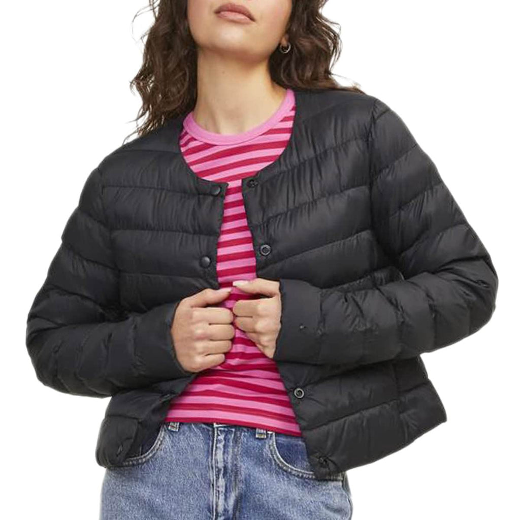 Giubbino 100g Crop Girocollo Bottoni NORA-JACKET Donna JJXX