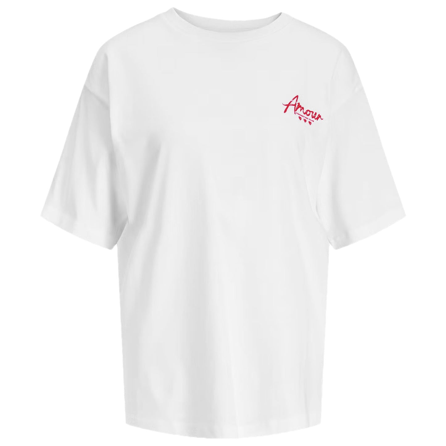 T-Shirt OverSize Stampa Love VALENTINE Donna JJXX