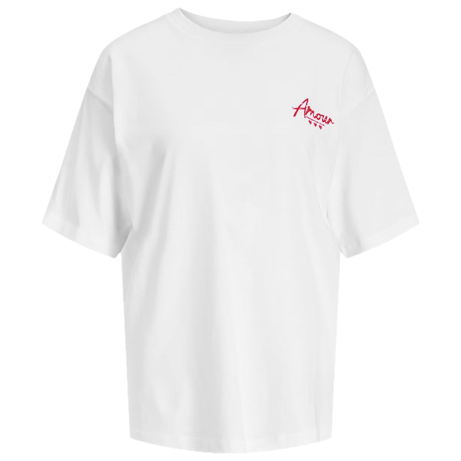 T-Shirt OverSize Stampa Love VALENTINE Donna JJXX