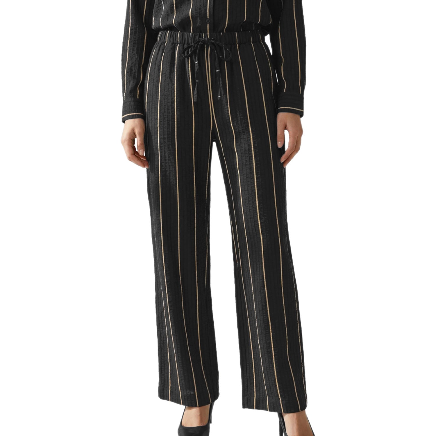 Panta Palazzo Rigato Coulisse AVA-PANT Donna JDY