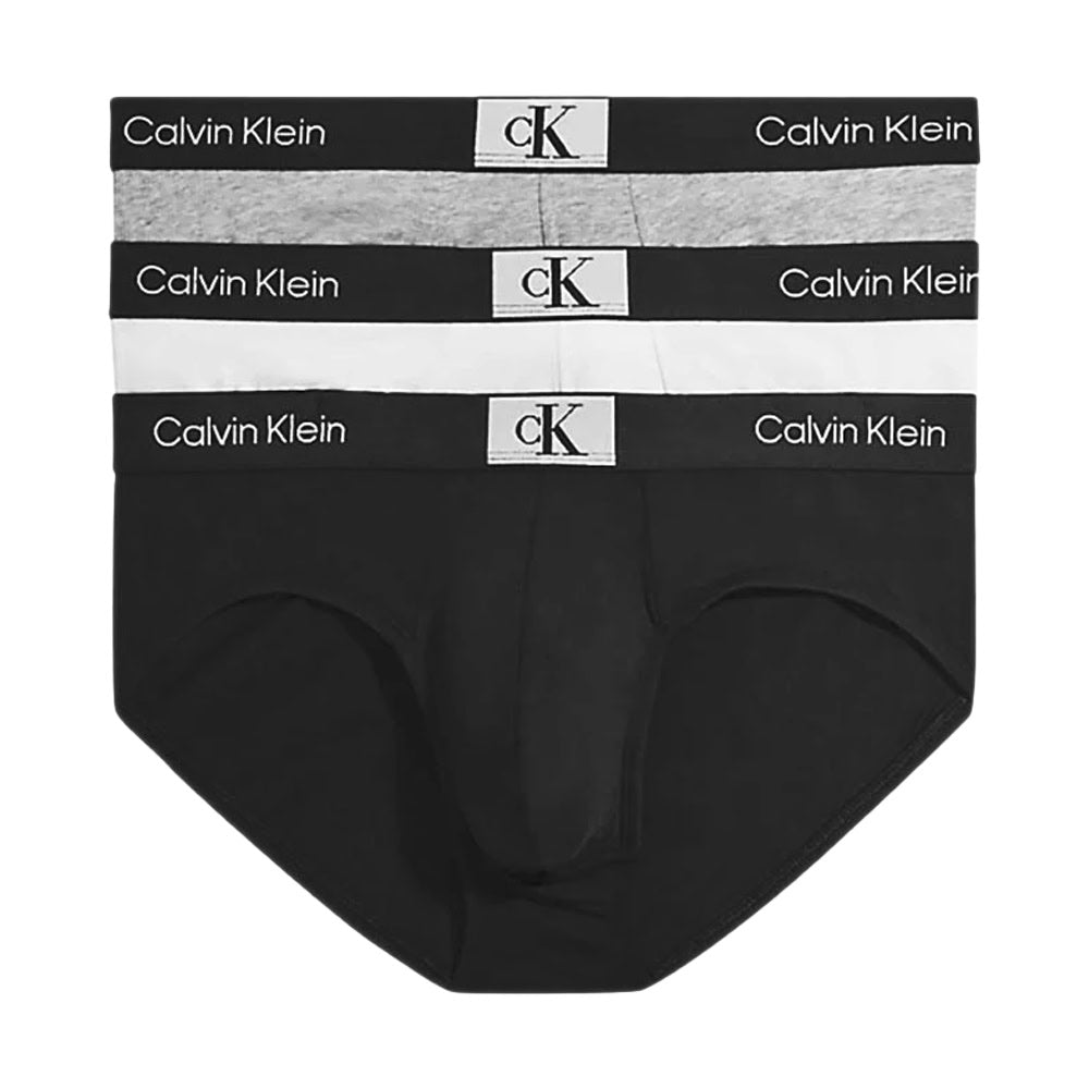 Mutande Slip 3 Pack Monogram 3527 Uomo CALVINKLEIN