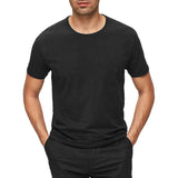 T-Shirt Girocollo Cotone Elasticizzato PIMA-ONECK Uomo SELECTED