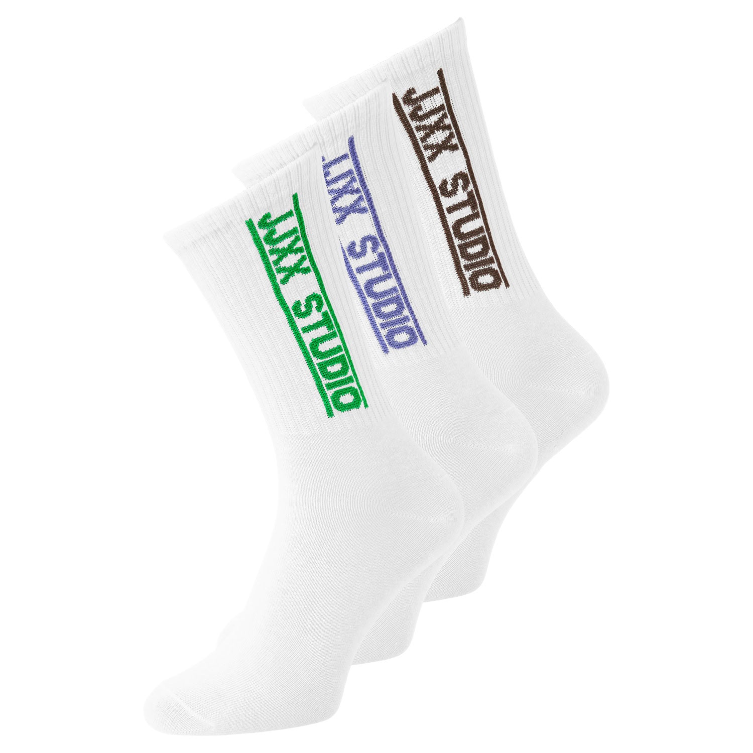 Calze 3 Paia Spugna Maxi Logo MORENO-SOCK Donna JJXX