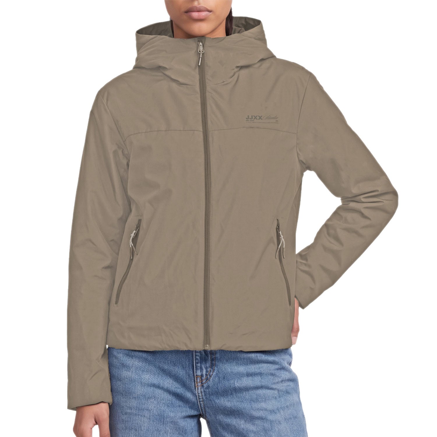 Giubbetto Tecnico Waterproof Cappuccio MOON-LIGHT Donna JJXX