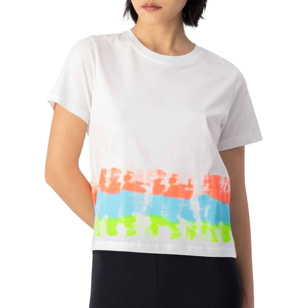 T-Shirt Over Crop Striscia Multicolor 116194 Donna CHAMPION