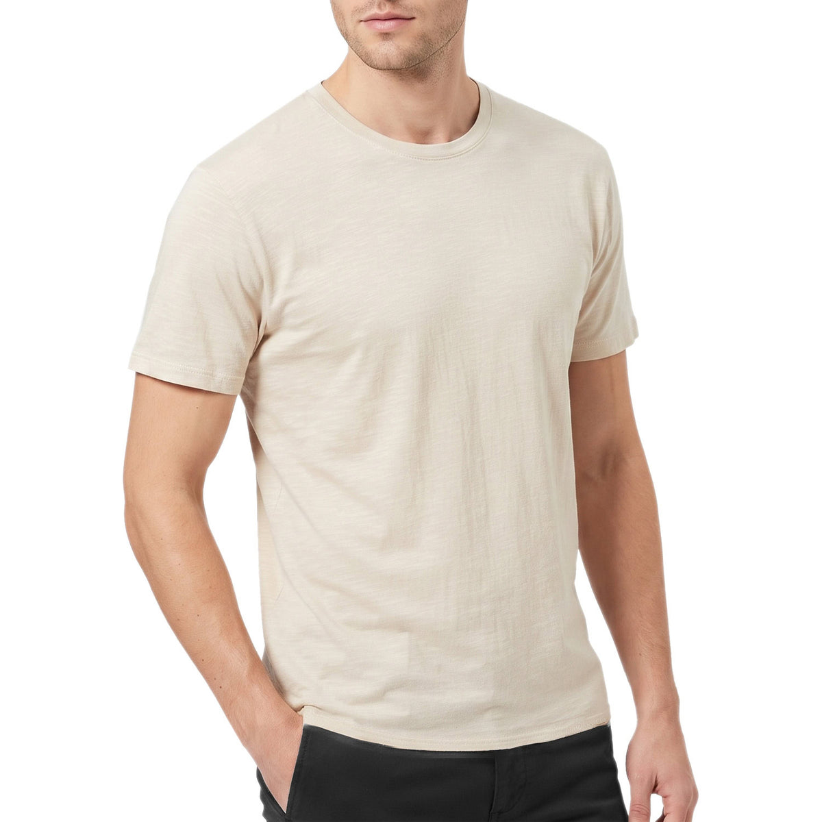 T-Shirt Girocollo Cotone Fiammato TM3556 Uomo CENSURED