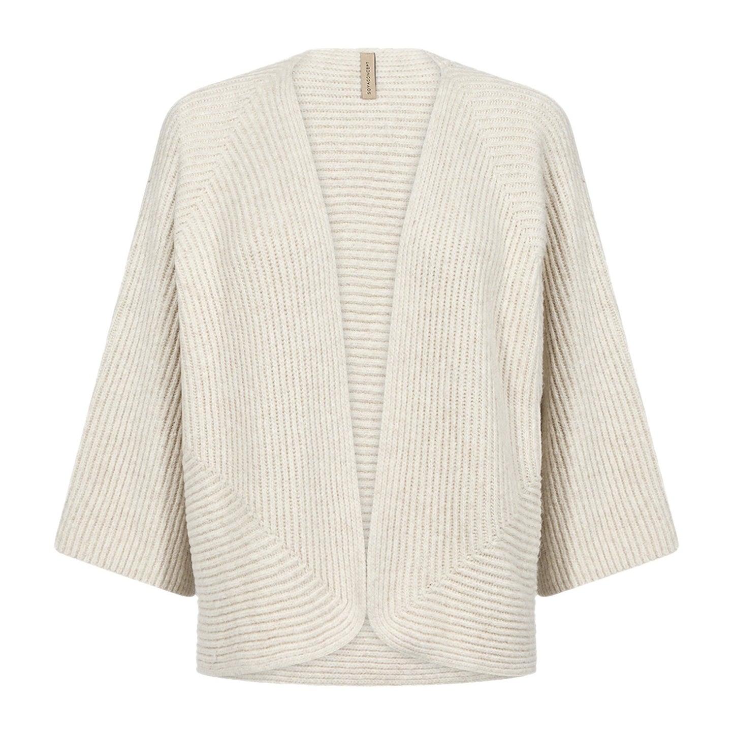 Cardigan in Maglia Aperto Coste SELEEN1 Donna SOYACONCEPT