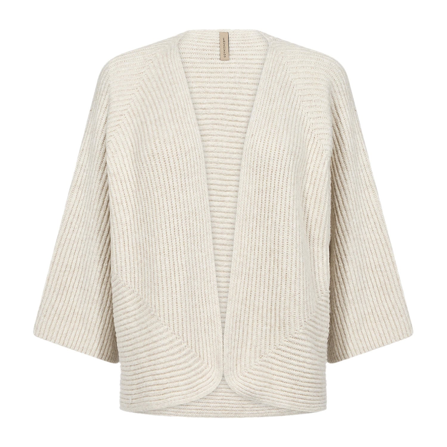 Cardigan in Maglia Aperto Coste SELEEN1 Donna SOYACONCEPT