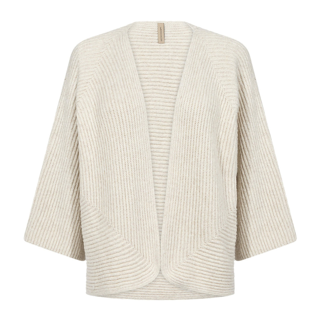 Cardigan in Maglia Aperto Coste SELEEN1 Donna SOYACONCEPT