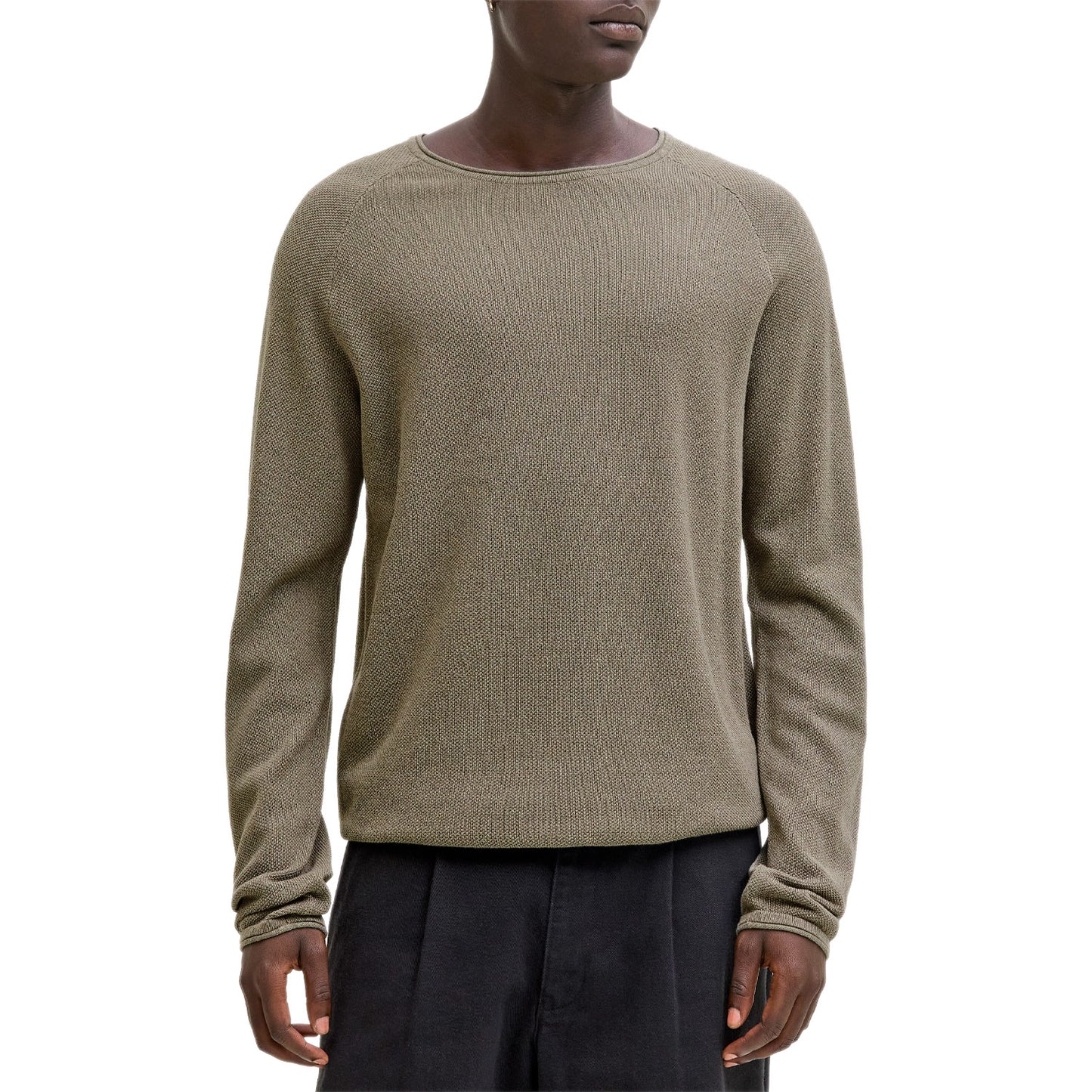 Maglia Operata Manica Raglan HILL-KNIT Uomo JACKJONES